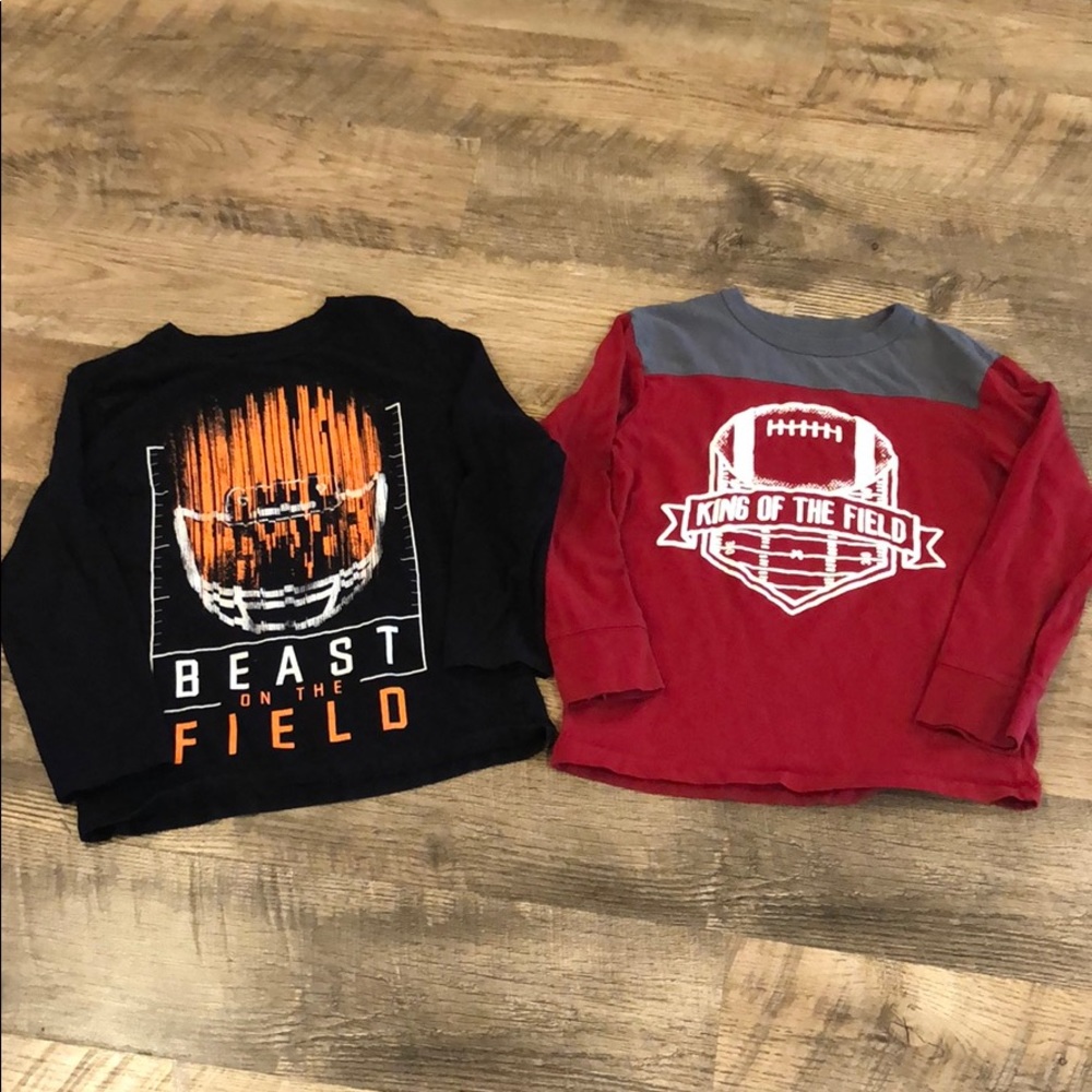 Long sleeve football shirt bundle